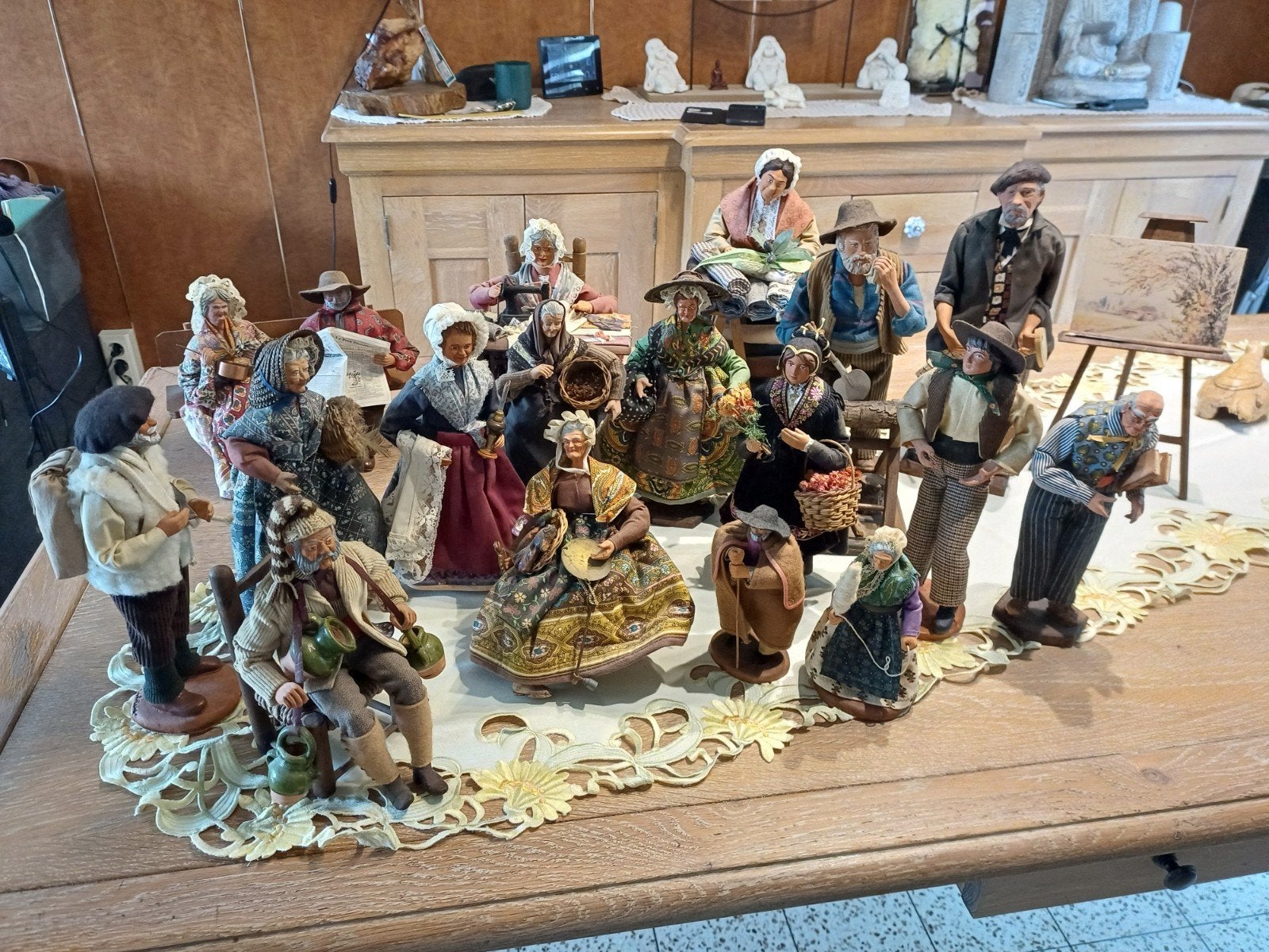 figurines de métiers santons, Ophalen