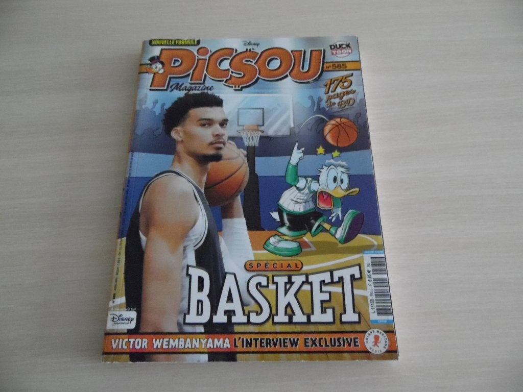 PICSOU MAGAZINE N°585, Enlèvement ou Envoi, Comme neuf, WALT DISNEY, Une BD