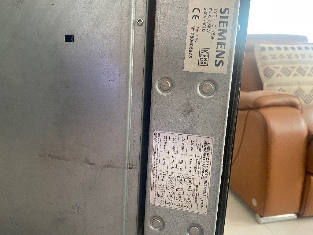 Cuisinière électrique encastrée, Moins de 25 cm, Moins de 100 cm, Enlèvement, Utilisé