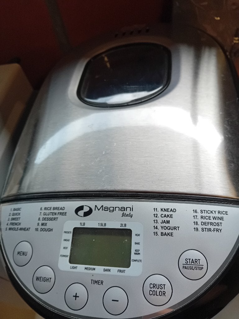 Broodbakmachine, Elektronische apparatuur, Met timer, 800 tot 1200 gram deeg, Ophalen of Verzenden, Zo goed als nieuw