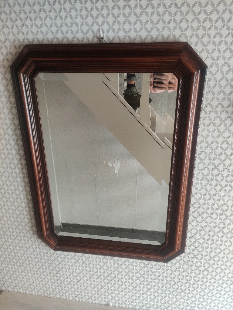 Miroir mural, Enlèvement, Comme neuf, Rectangulaire, Moins de 100 cm