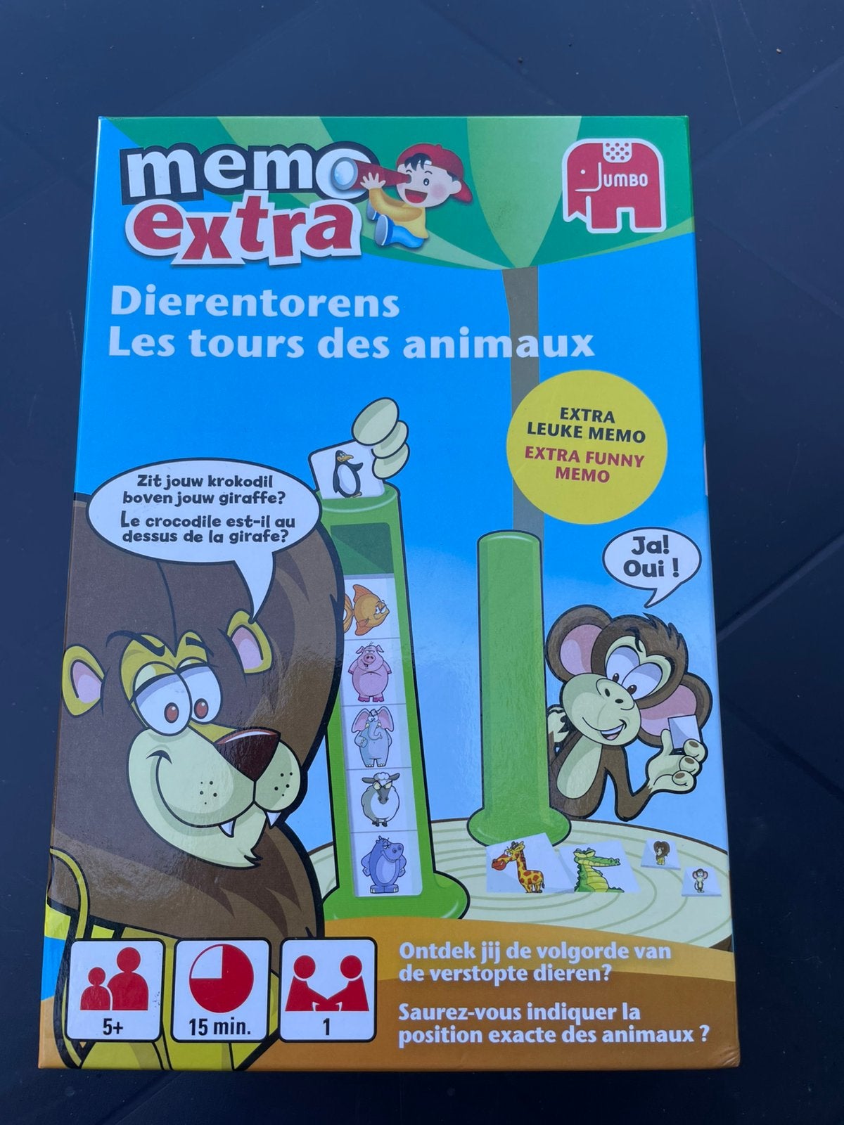 Memo extra. Dierentorens. Jumbo, Ophalen, Zo goed als nieuw