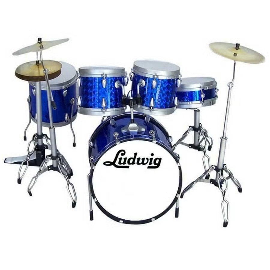 Miniatuur decoratief Ludwig blauw drumstel, Enlèvement ou Envoi, Neuf