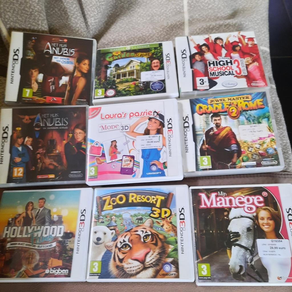 Nintendo ( bieden ....) . 10 stuks ., Ophalen of Verzenden