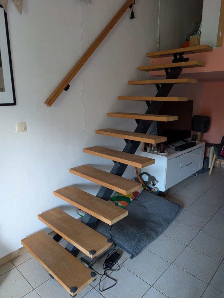 Trap, Doe-het-zelf en Bouw, Ladders en Trappen, Ophalen, Gebruikt, Trap, 2 tot 4 meter