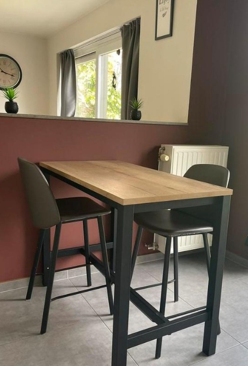 Table haute 120 x 60, Enlèvement, Comme neuf