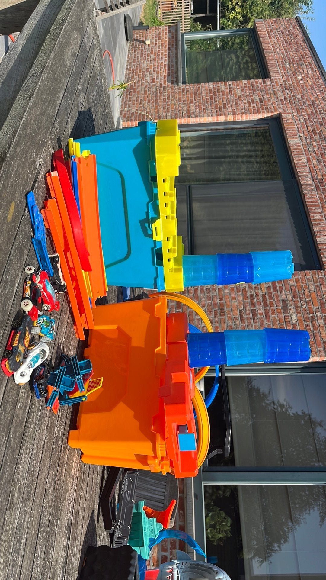 Hotwheels bakken, autos en banen, Ophalen, Zo goed als nieuw