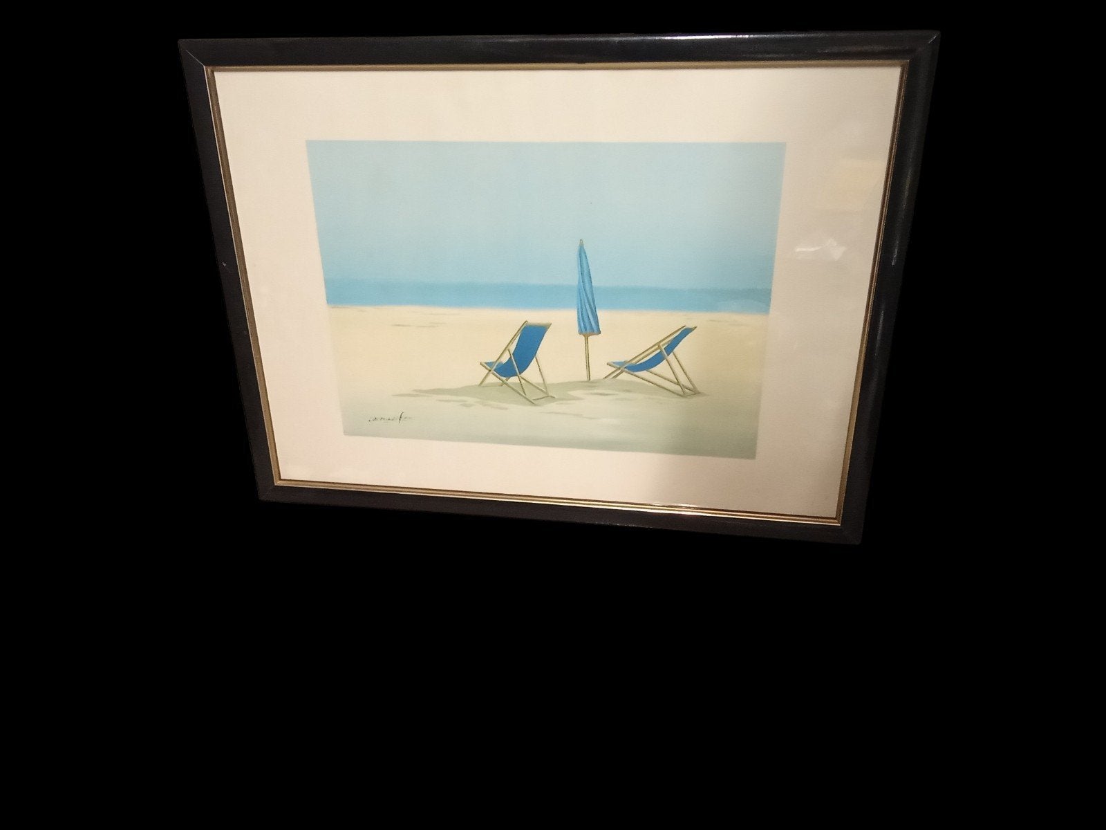 een lithografie genummerd door de kunstenaar C. Giordani., Ophalen of Verzenden, Lithografie, Genummerd