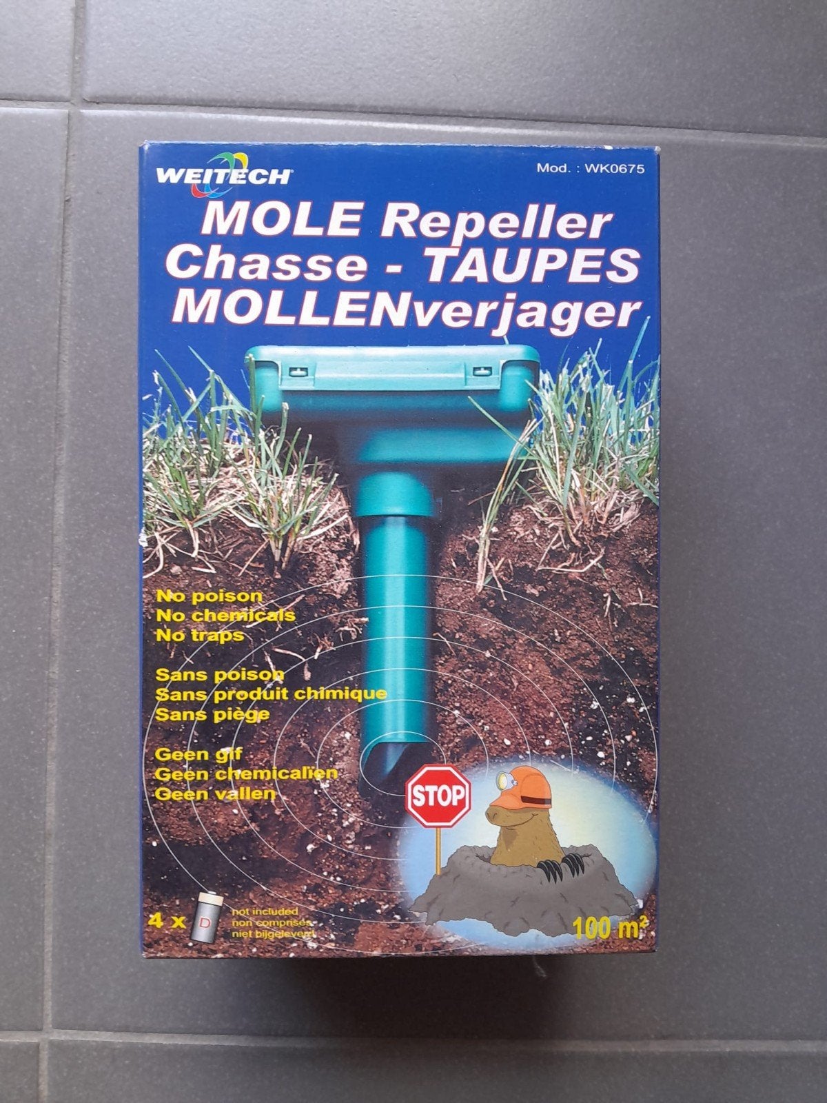 Mollenverjager Nieuw, Tuin en Terras, Ophalen