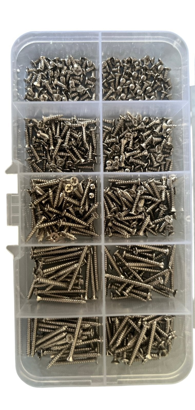Coffret de 560 vis de (2mm à 20mm), Bricolage & Construction, Quincaillerie & Fixations, Neuf, Vis, Moins de 50 mm, Inox, Enlèvement ou Envoi