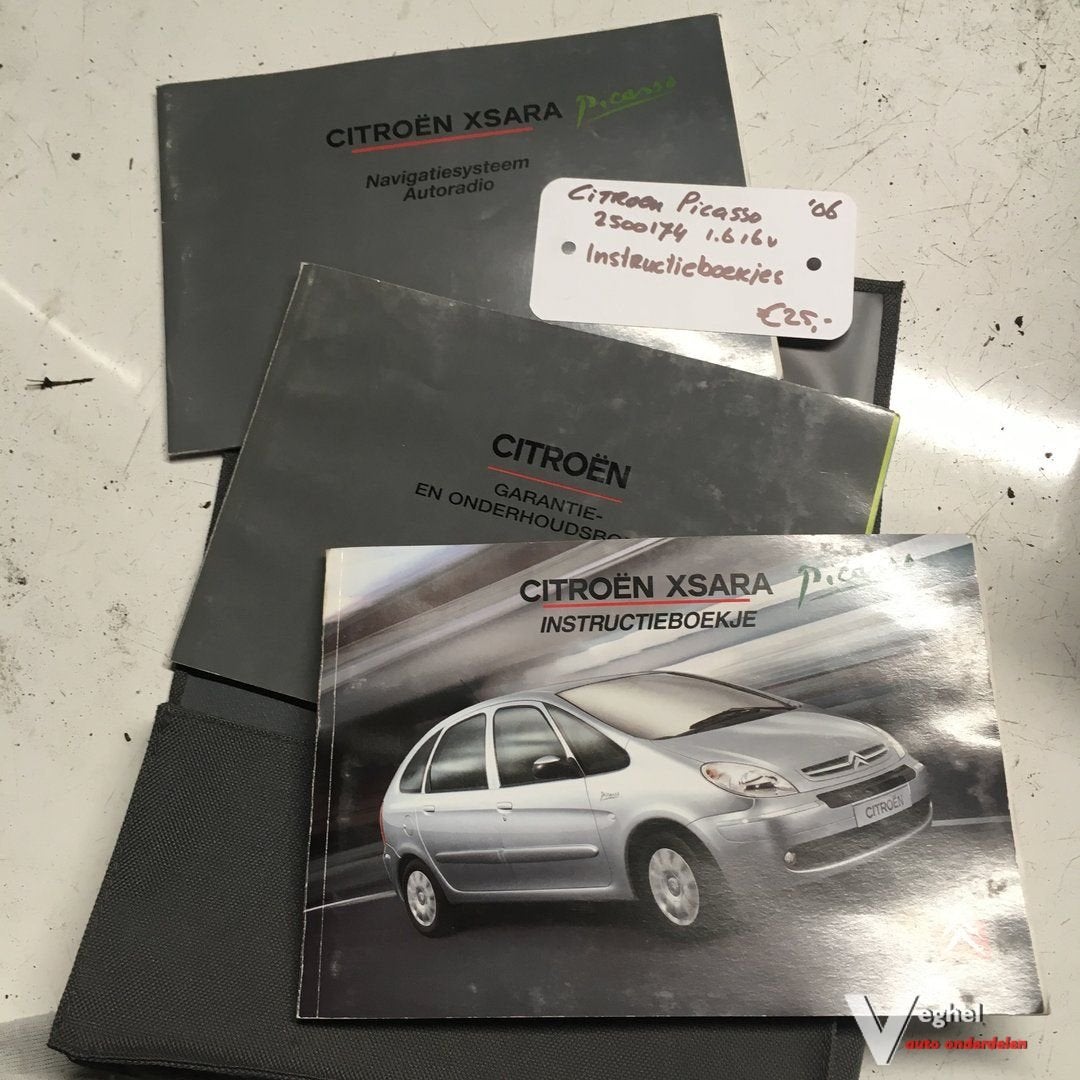 Citroen Picasso 1.6 16v 2006 2500174   Instructieboekje, Auto diversen, Ophalen of Verzenden