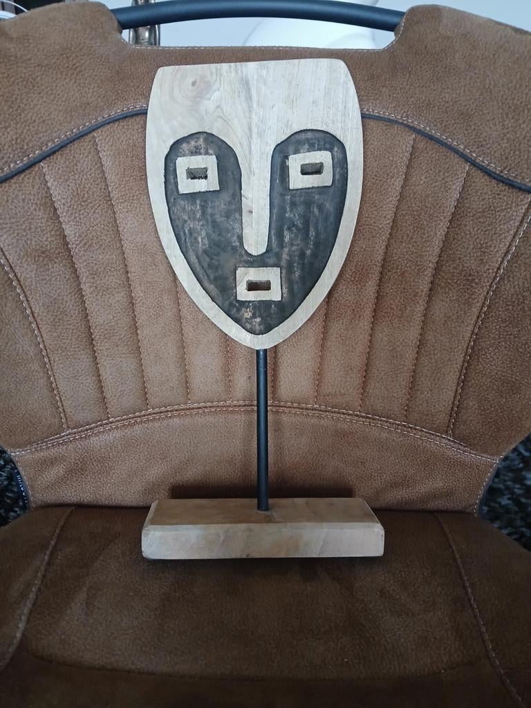 Masque africain en bois — décoration murale, Antiquités & Art, Afrique, Bois, Art nouveau, Masque
