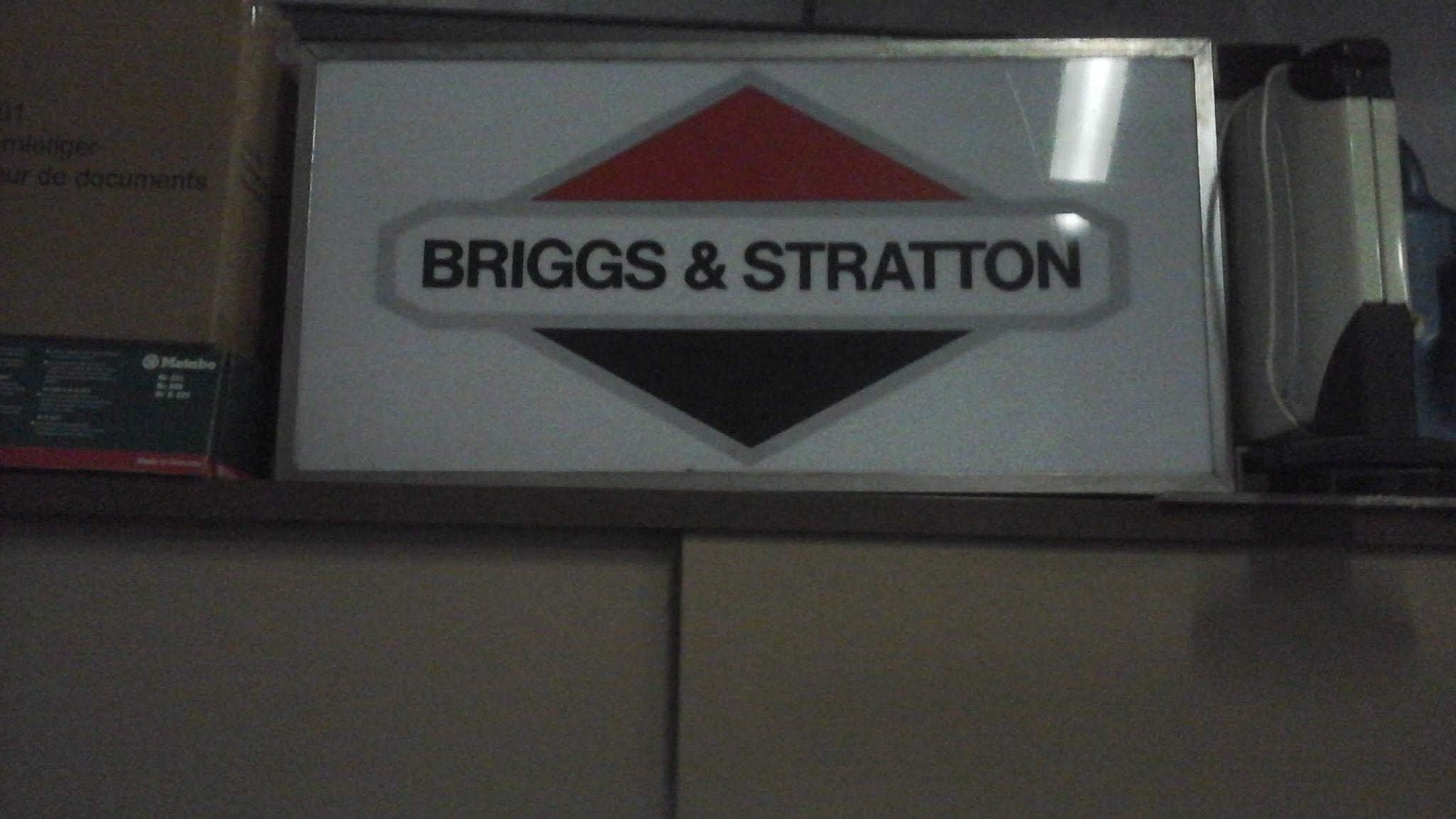 lichtreclame briggs&stratton, Tuin en Terras, Ophalen