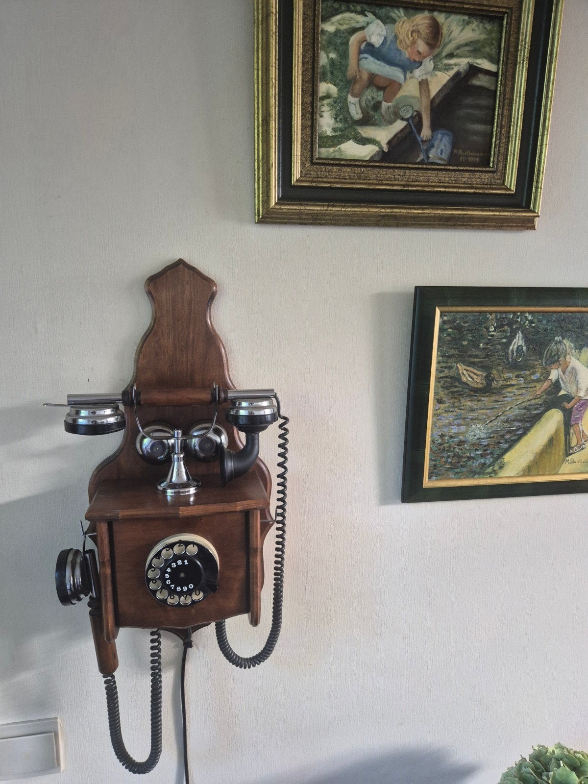 vintage telefoon, Télécoms, Enlèvement, Comme neuf, Avec cadran rotatif
