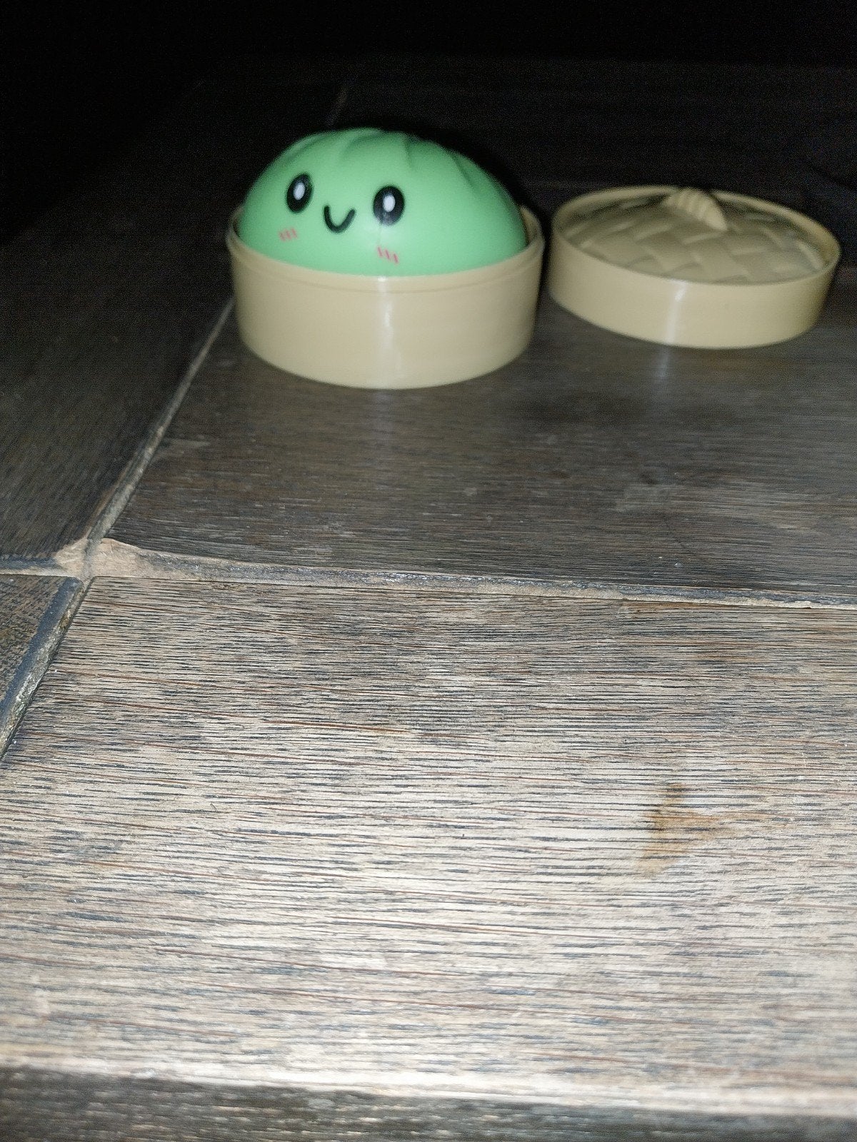 Groene dumpling heel leuk om mee te spelen., Ophalen of Verzenden