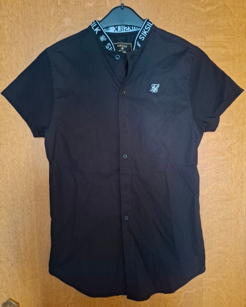 Hemd korte mouwen zwart S SikSilk, Ophalen of Verzenden, Nieuw, Zwart