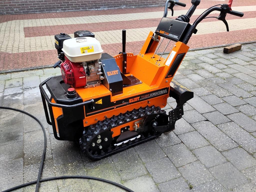 Eliet Turfaway 600 graszodensnijder op rupsen 6,5 pk, Jardin & Terrasse, Outils à main, Enlèvement