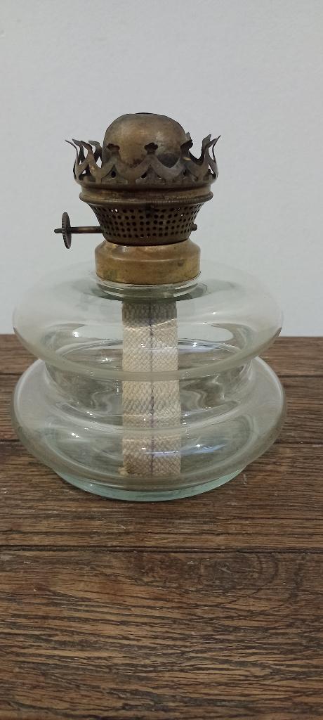 L&B Lempereur & Bernard antieke petroleumlamp, Antiek en Kunst, Ophalen of Verzenden