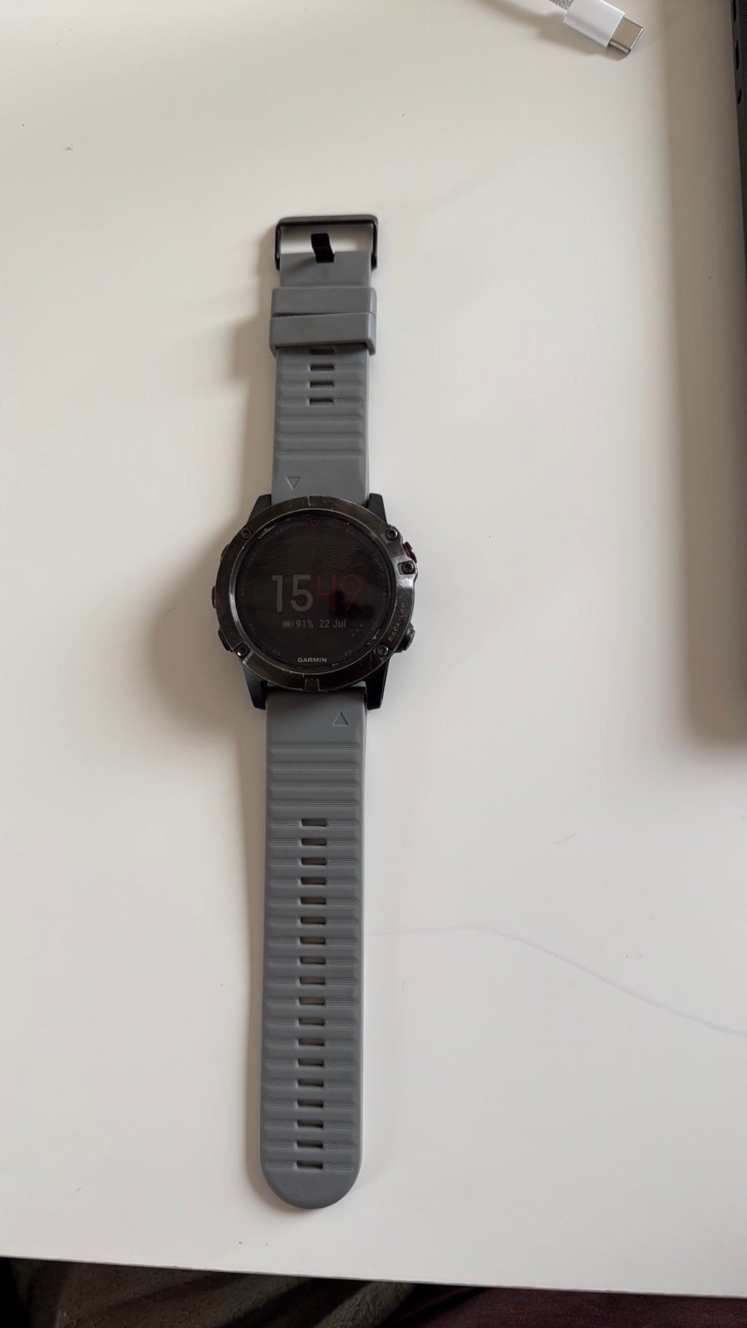Garmin Fenix 5x, Ophalen, Gebruikt, Waterdicht, Grijs