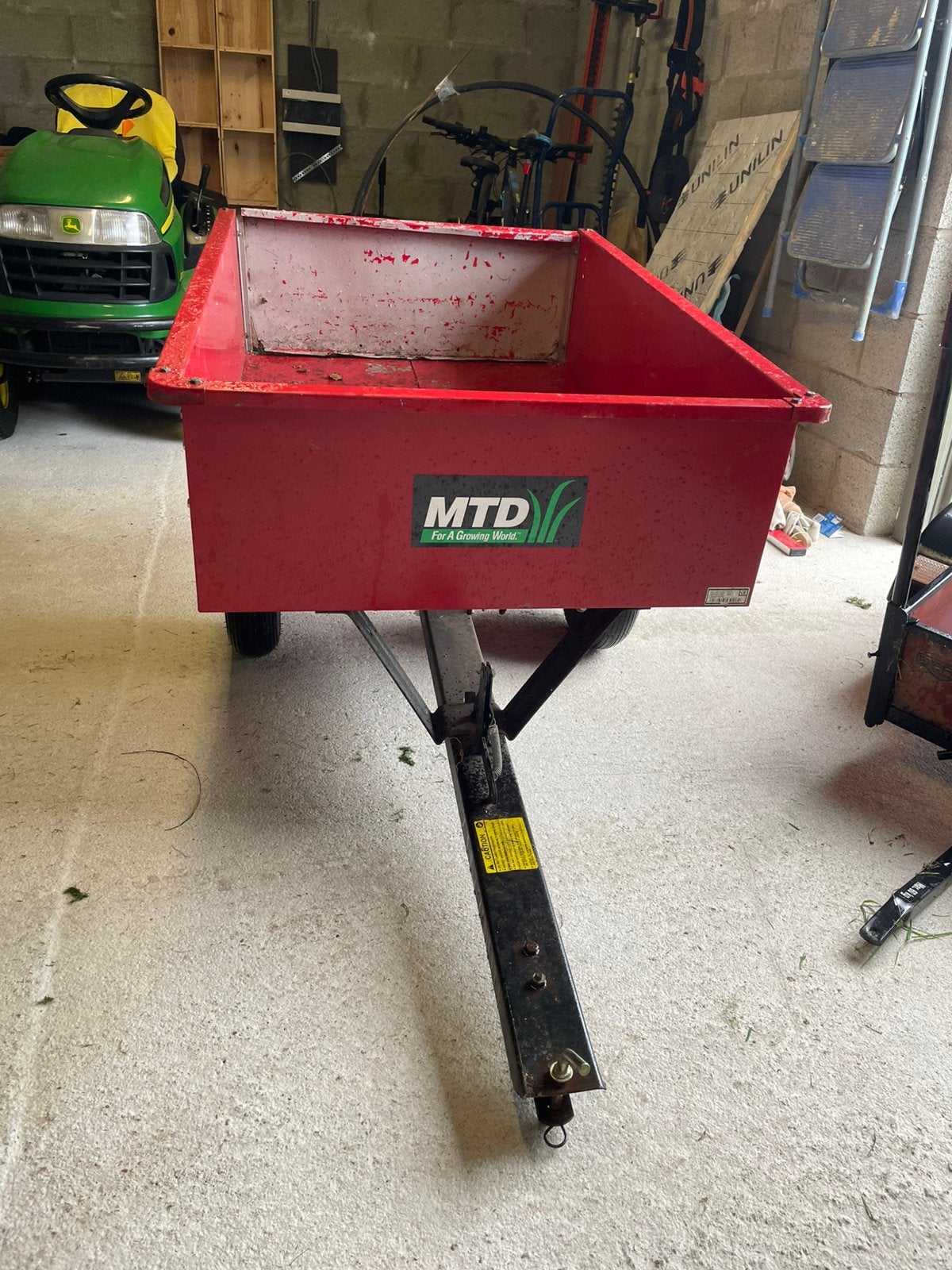 Petite remorque a tracteur tondeuse, Caravanes & Camping, Enlèvement