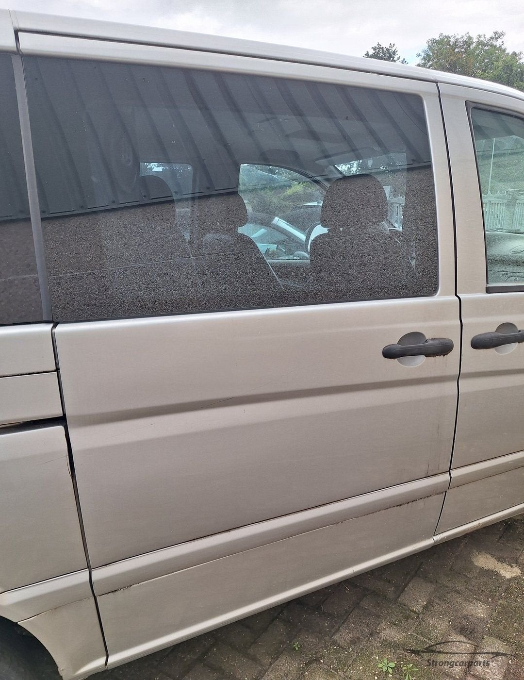 Schuifdeur Mercedes Vito W639 rechts kleur 9744 compleet, Gebruikt, -, Deur, Ophalen of Verzenden
