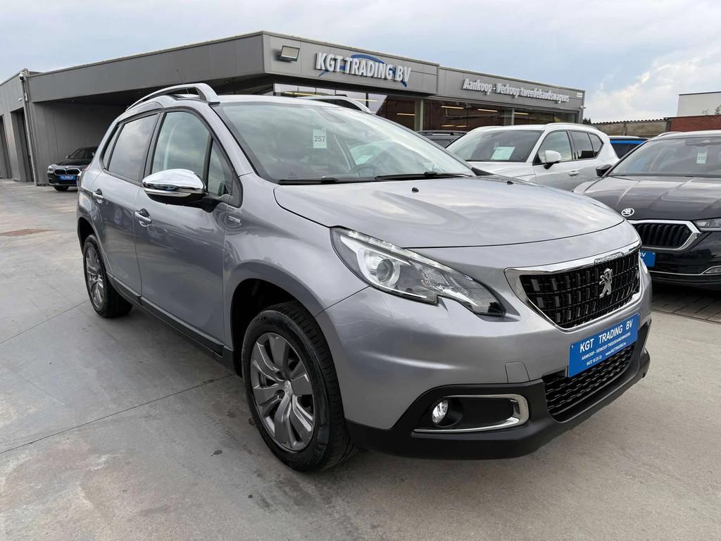 Peugeot 2008 1.2i NAVIGATIE PDC BLUETOOTH CARPLAY LED ALU CA, Auto's, Peugeot, Gebruikt, 1199 cc, Bedrijf, 5 deurs