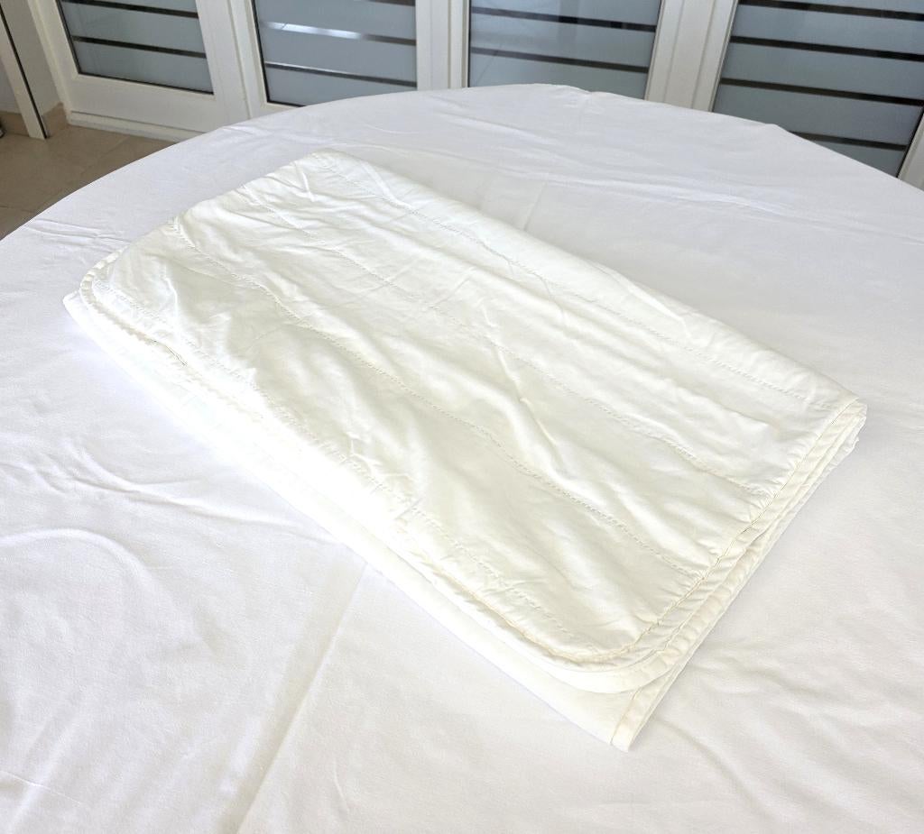 Matrasbeschermer 70 cm x 160 cm, Ophalen of Verzenden, Zo goed als nieuw, Wit, Overige typen