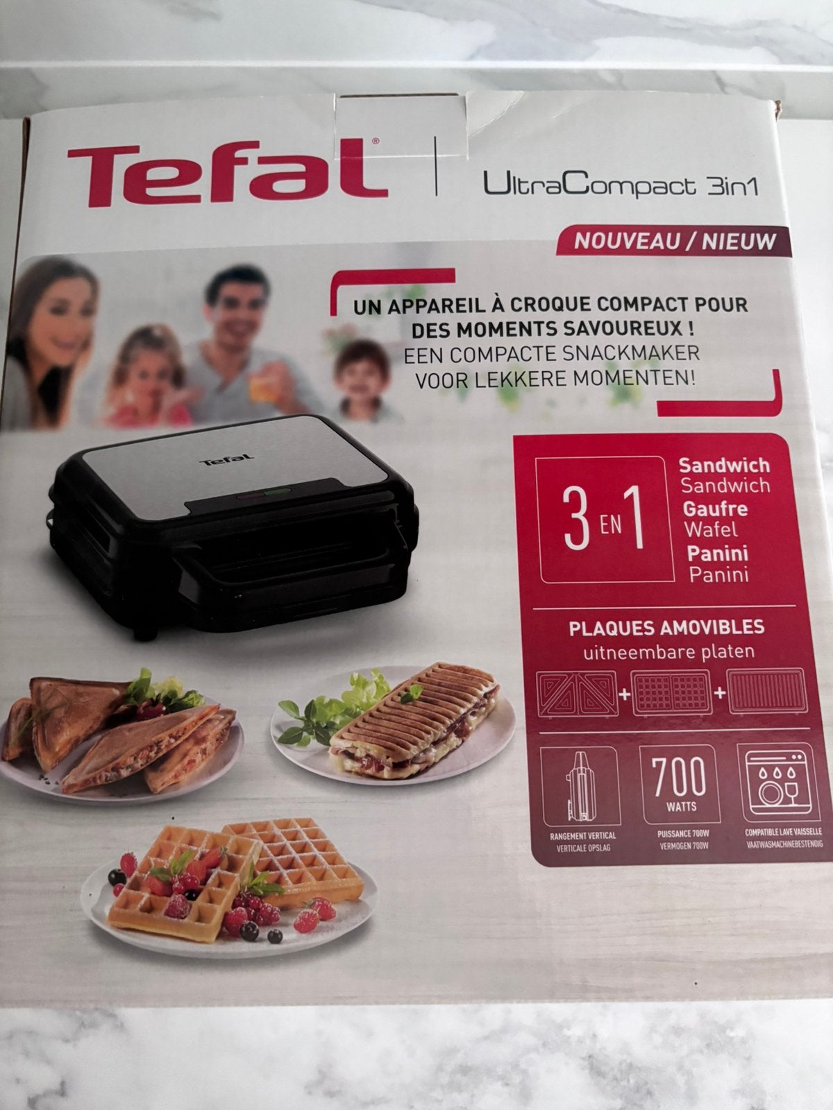 Tefal ultra compact 3 en 1, Enlèvement, Utilisé