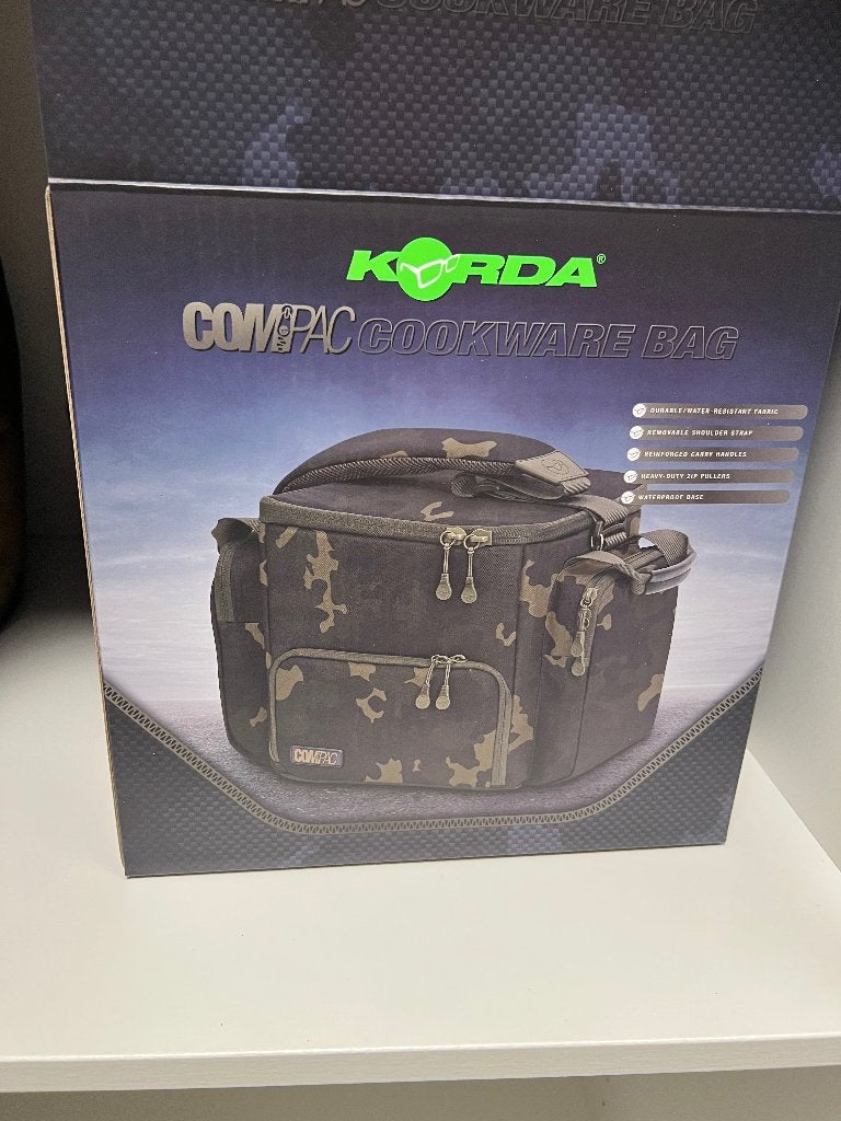 Korda Compac Cookware Bag Dark Kamo, Ophalen, Nieuw, Complete set