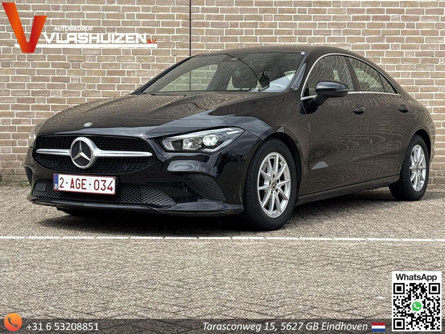 Mercedes-Benz CLA 180 d Advantage |€ 14.500,- NETTO! | Clima, Auto's, Automaat, Zwart, Bedrijf, Te koop