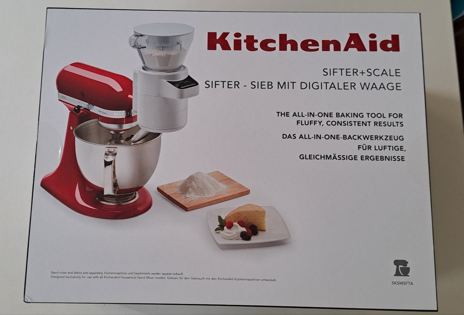 KitchenAid digitale weegschaal & zeef, Enlèvement