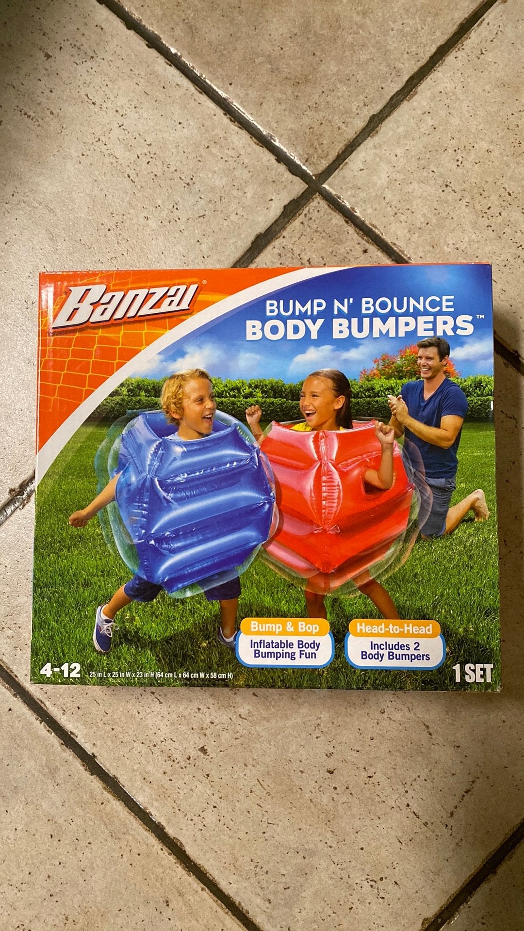 Banzai Bump N Bounce Plastic Body Bumpers, Enlèvement, Utilisé