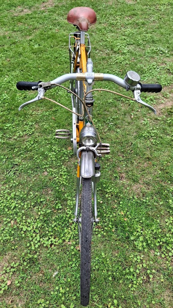 GROTE goede retro RODE LEEUW herenfiets SA3v. alles in orde, Fietsen en Brommers, Ophalen, Gebruikt, Velgrem, Versnellingen