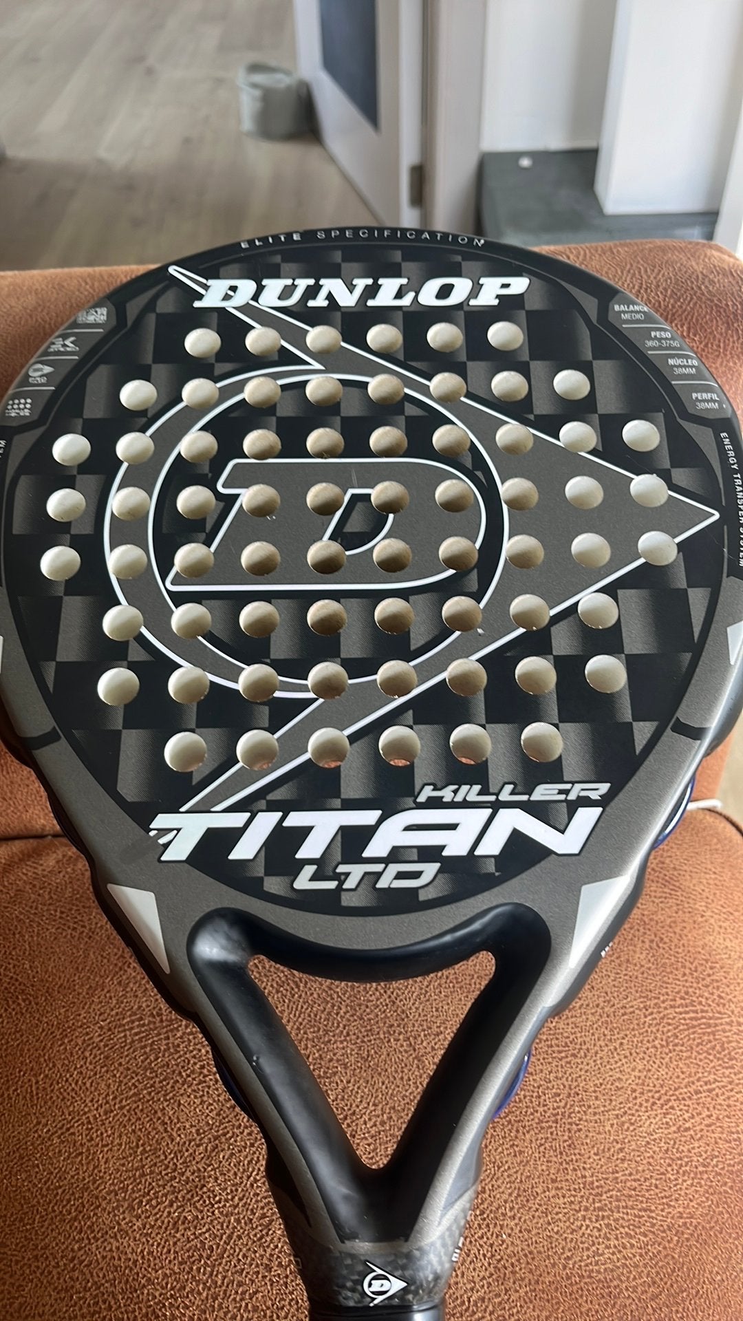 Padelracket Titan killer ltd, Sport en Fitness, Ophalen, Gebruikt, Padelracket