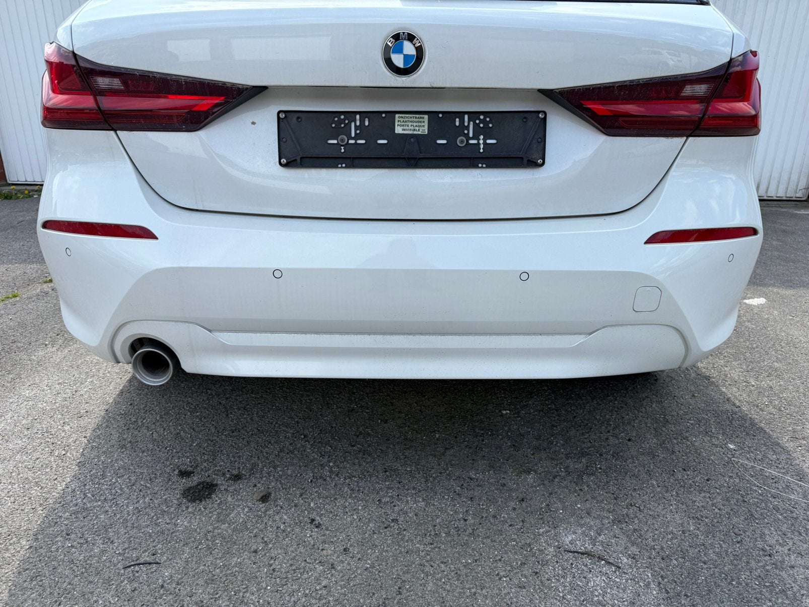 Bmw f40 achterbumper en side skirt parelmoer wit, Ophalen, BMW