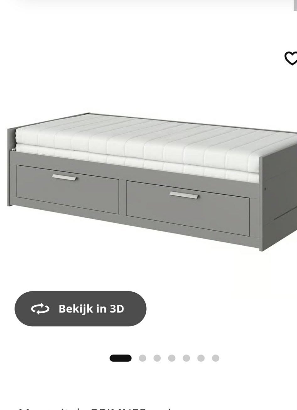 Uitschuifbaar  1-2 personen bed, Huis en Inrichting, Ophalen, Zo goed als nieuw, Twijfelaar, Overige kleuren