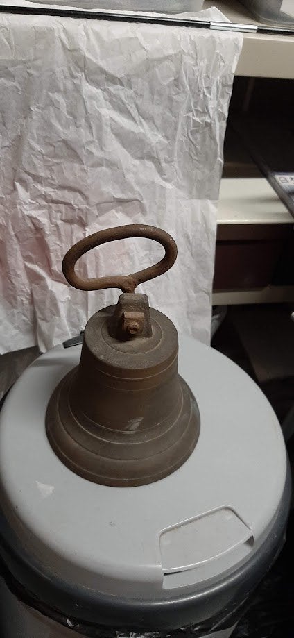 Cloche ou d'école, barbeau de berger, d'église bronze cuivré, Antiquités & Art, Enlèvement ou Envoi, Bronze