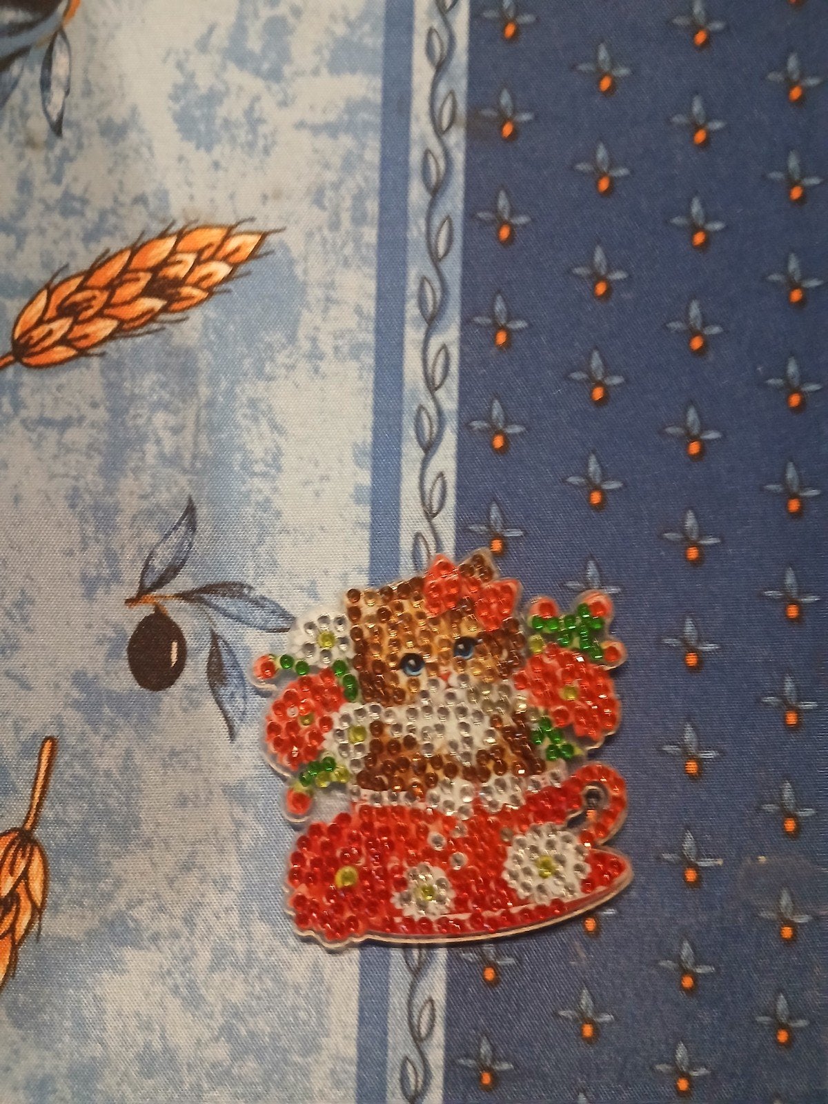 magnet frigo chat diamond painting fait main, Hobby & Loisirs créatifs, Bricolage, Enlèvement ou Envoi, Fait main, Diamond painting