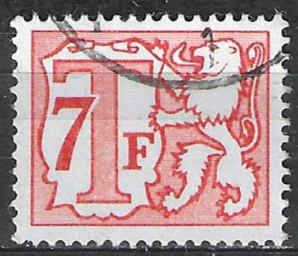 Belgie 1966 - OBP 71TX - Takszegel 7 F. (ST), Verzenden, Gestempeld, Gestempeld