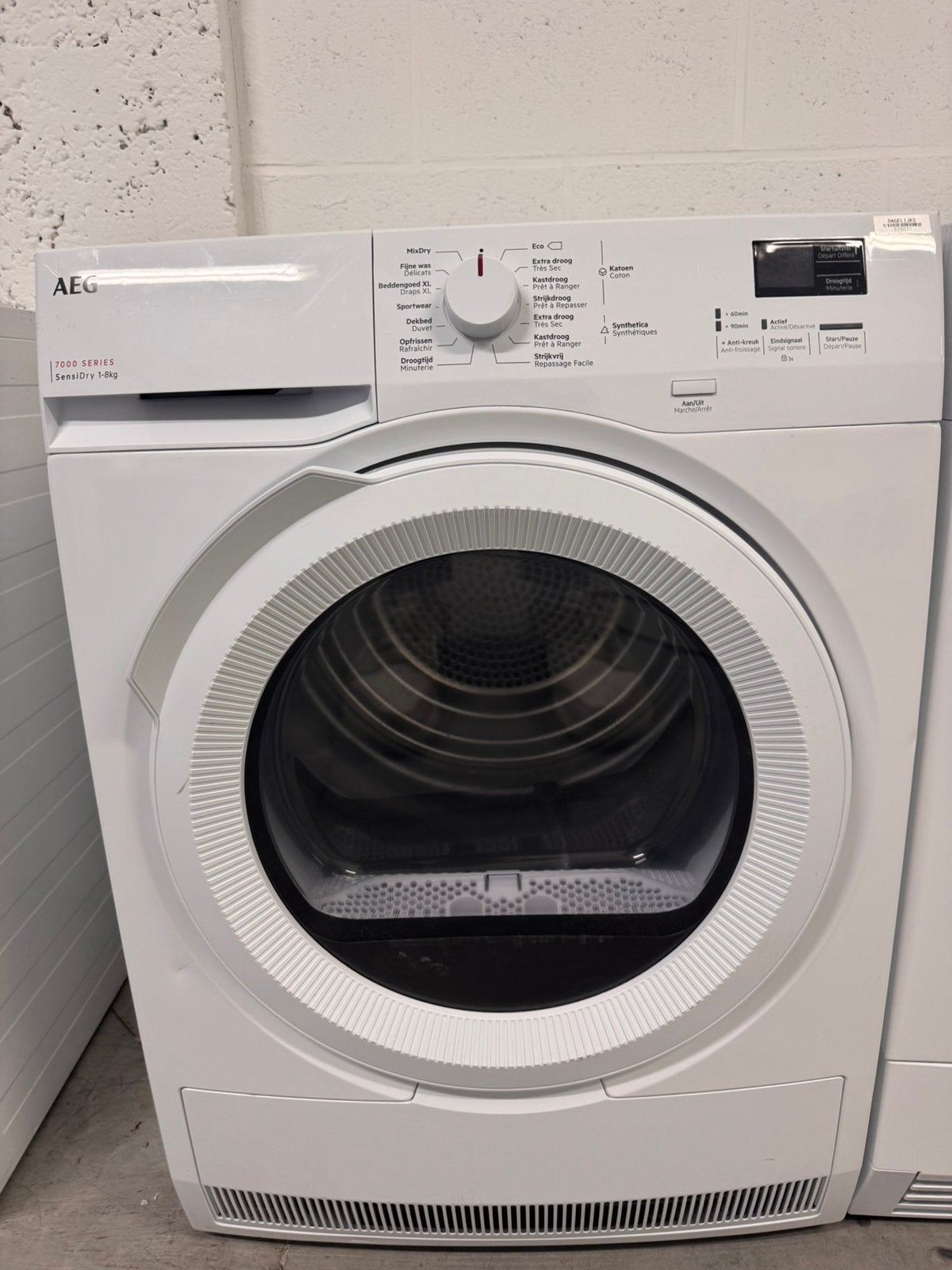 AEG-droger, Elektronische apparatuur, Droogkasten, Refurbished, Voorlader, 6 tot 8 kg, Minder dan 85 cm, Ophalen