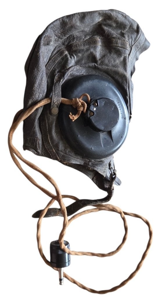 britse ww2 piloten helm, Verzamelen, Ophalen of Verzenden