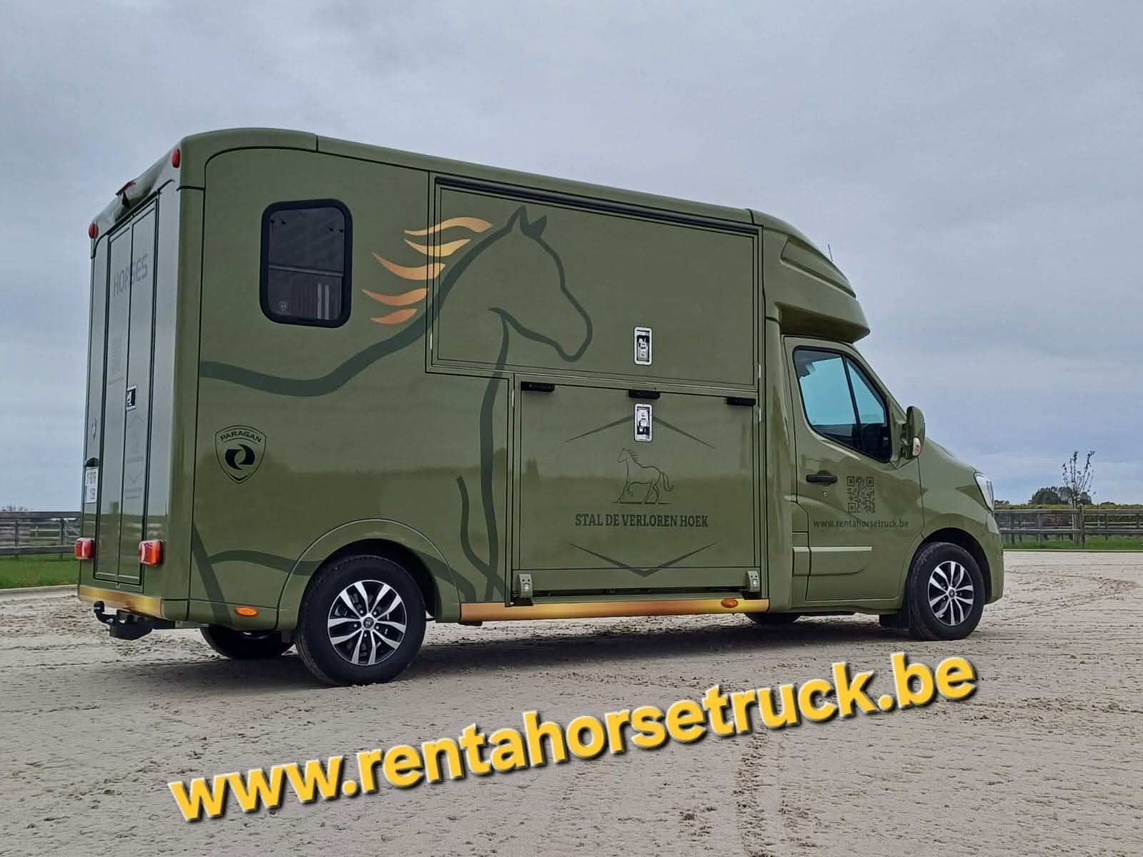 Paardencamionette te koop, Enlèvement