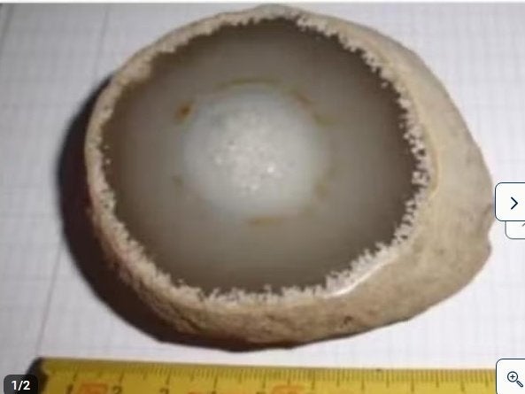2 prachtige WATERAGATEN of HYDROLIETEN, Ophalen of Verzenden