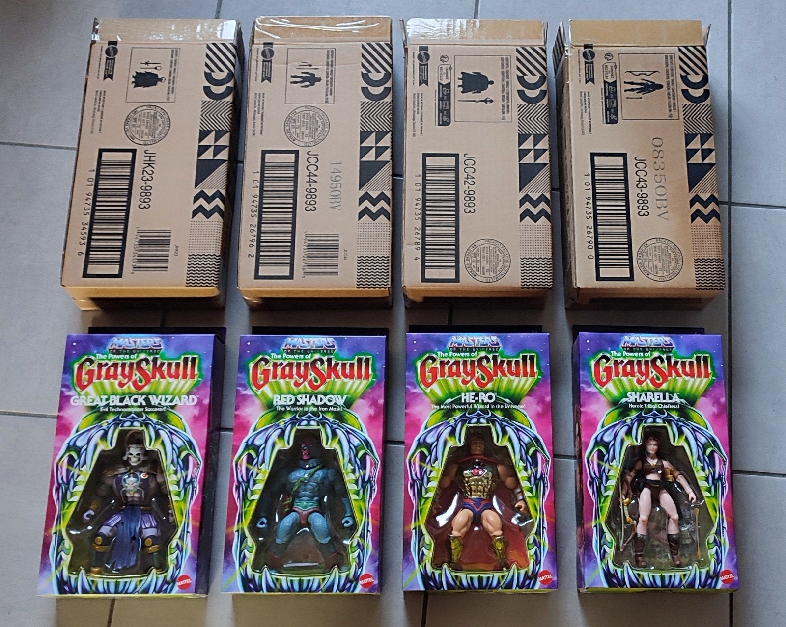 Club Grayskull des maîtres de l'univers quatre figurines, Kinderen en Baby's, Speelgoed | Actiefiguren, Ophalen