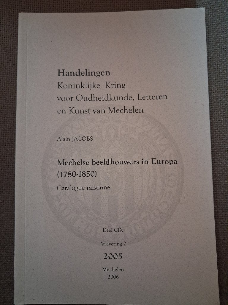 HANDELINGEN KONINKLIJKE KRING VOOR OUDHEID,LETTEREN EN KUNST, Ophalen of Verzenden