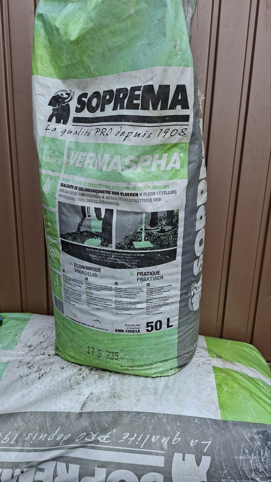 Vermiculiet Uitvullingskorrels (Nieuw/Overschot), Enlèvement