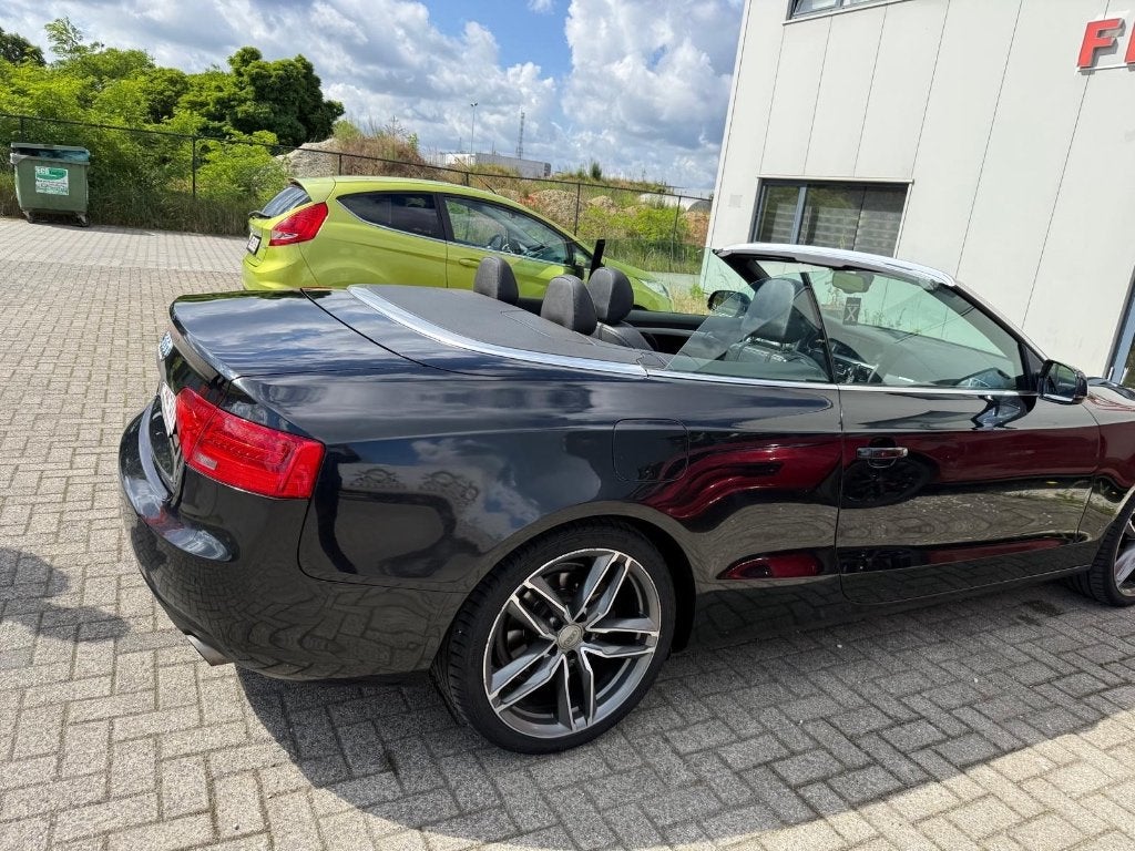 Audi A5 cabrio, Auto's, Automaat, Euro 5, Zwart, Cabriolet