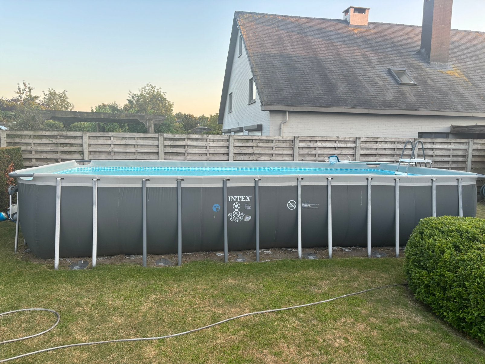 Zwembad met toebehoren, Gebruikt, Minder dan 200 cm, Rechthoekig, Ophalen