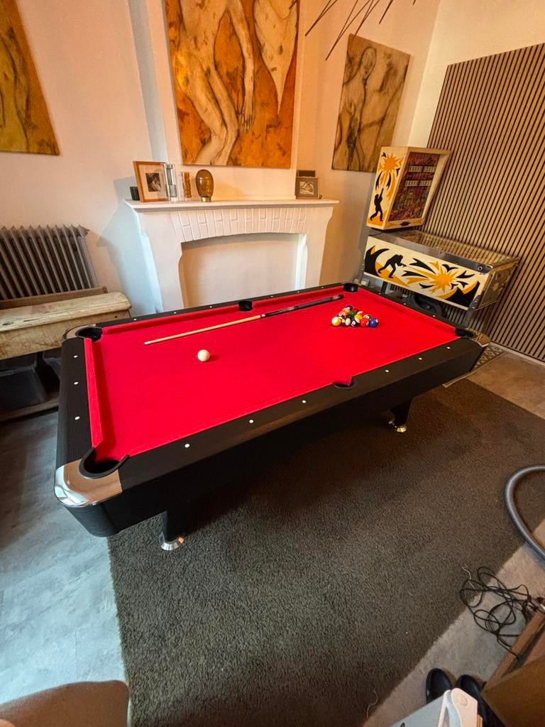 Amerikaans biljart 7ft, Ophalen, Zo goed als nieuw, Biljarttafel