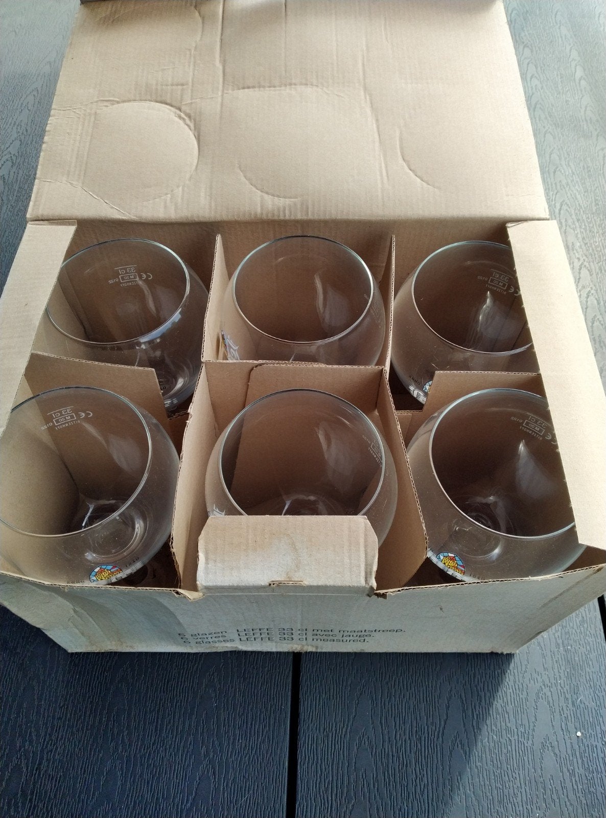6 nieuwe Leffe glazen, Huis en Inrichting, Ophalen